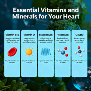 vitamins and minerals for heart health datasheet