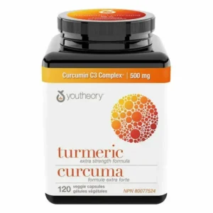 Youtheory Turmeric Extra Strength 500 mg - 120 Capsules