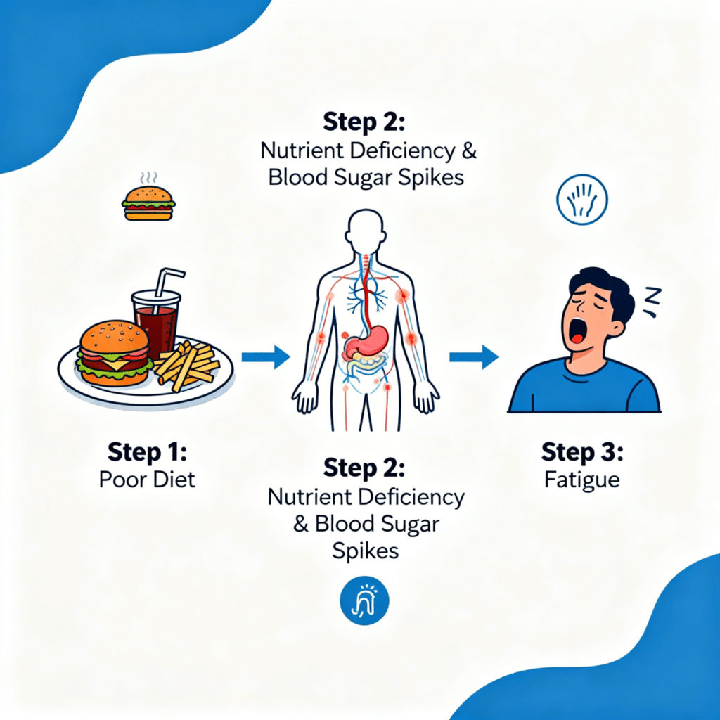 image showing causes of fatigue